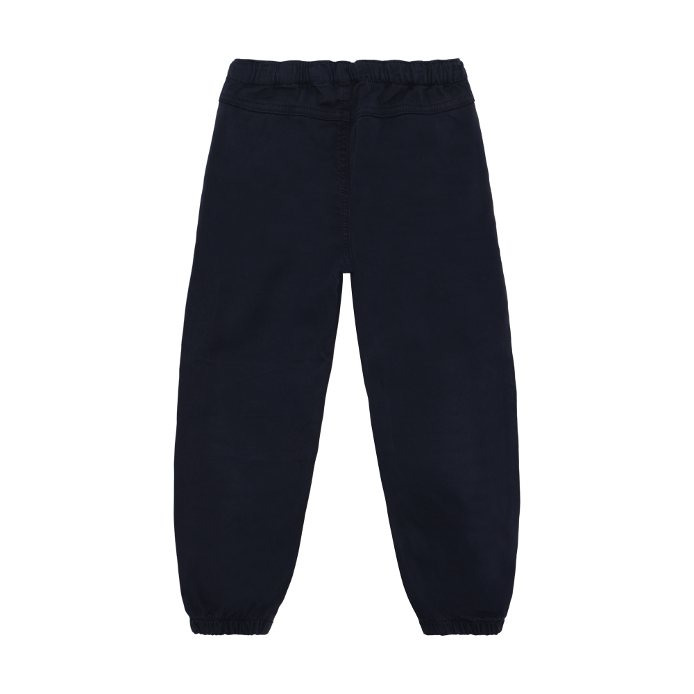 Dark Sapphire Twill Drawstring Pants