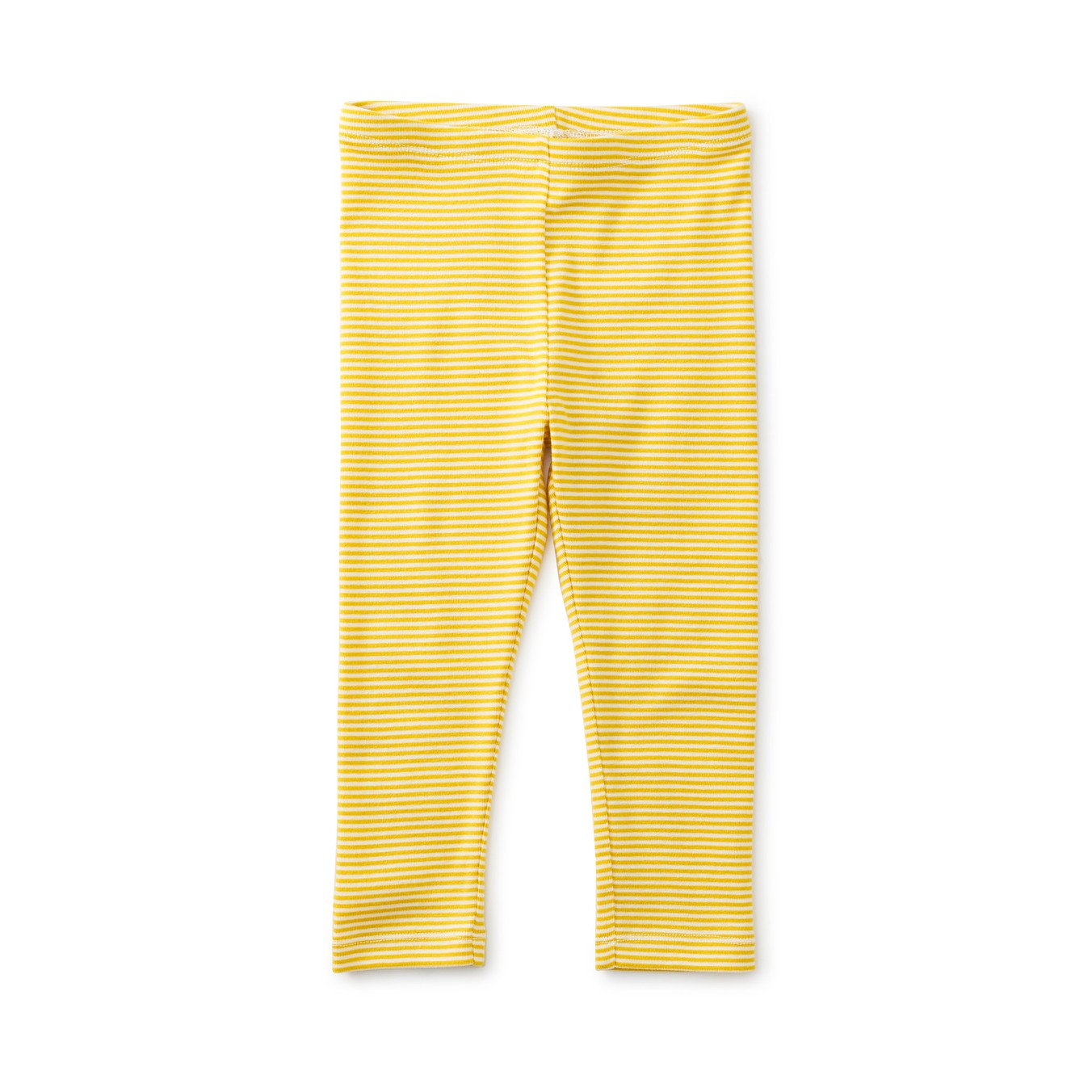 Striped Capri Leggings: Sulphur