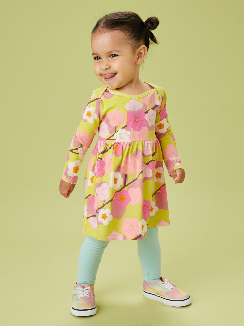 Solid Baby Leggings: Canal Blue