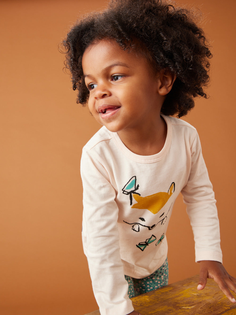 Shiba Inu Baby Graphic Tee: CREOLE PINK