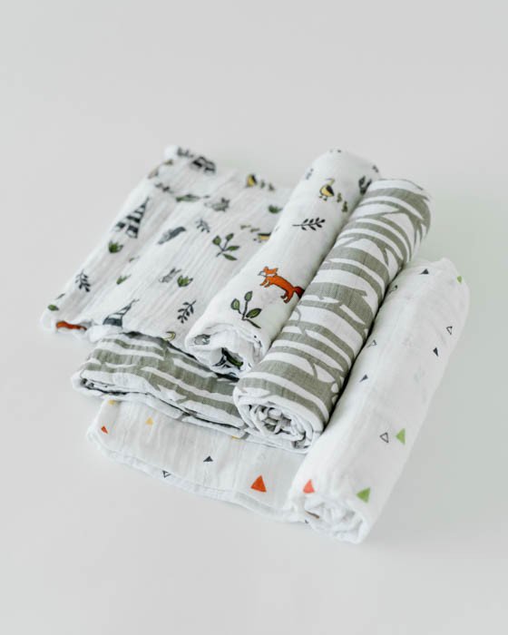 Forest Friends Swaddle Set