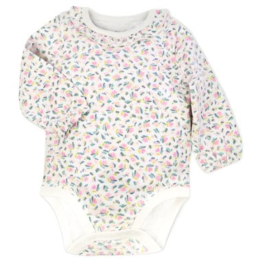 Winter Floral Bodysuit: Snow White