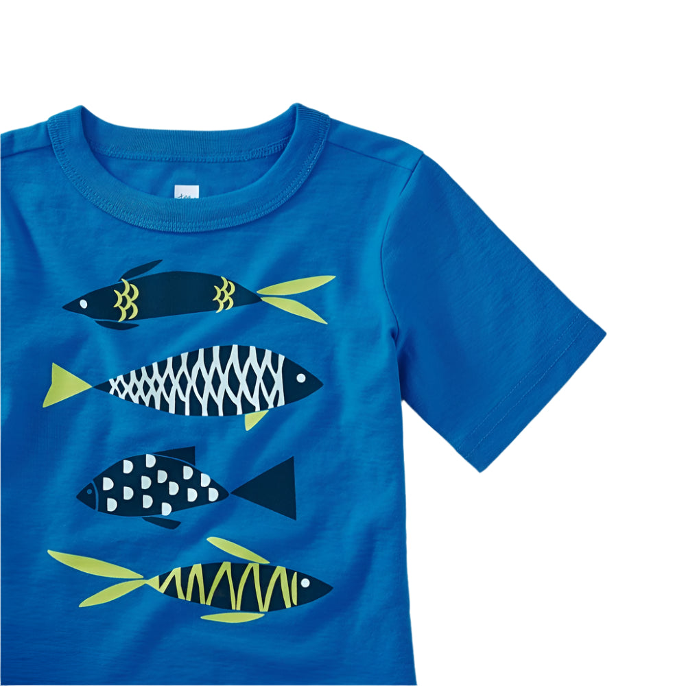 School of Fish Graphic Baby Tee