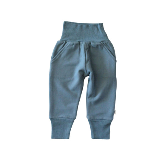 Fleece Sweatpants: Slate Blue