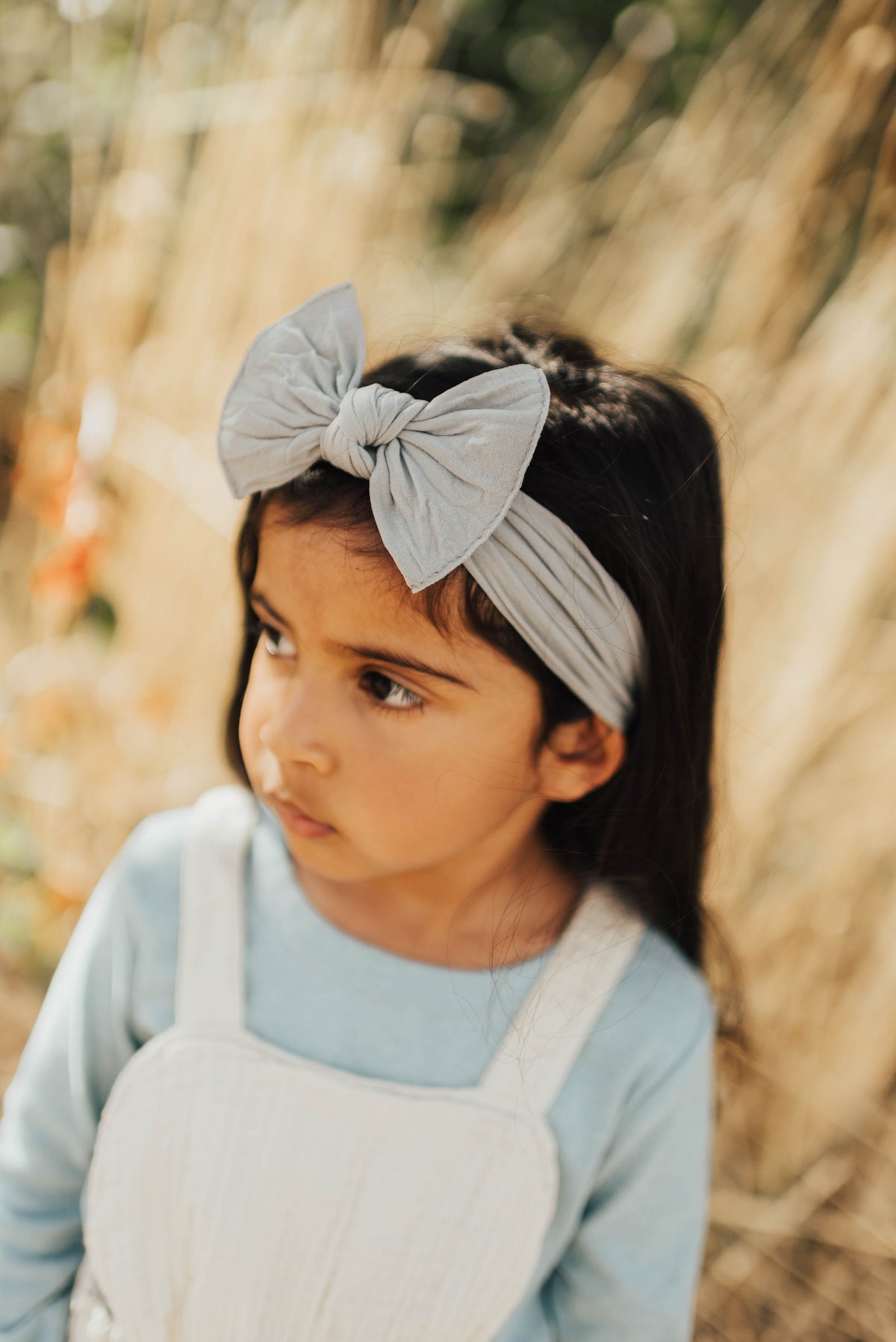 Grey Knot Headband