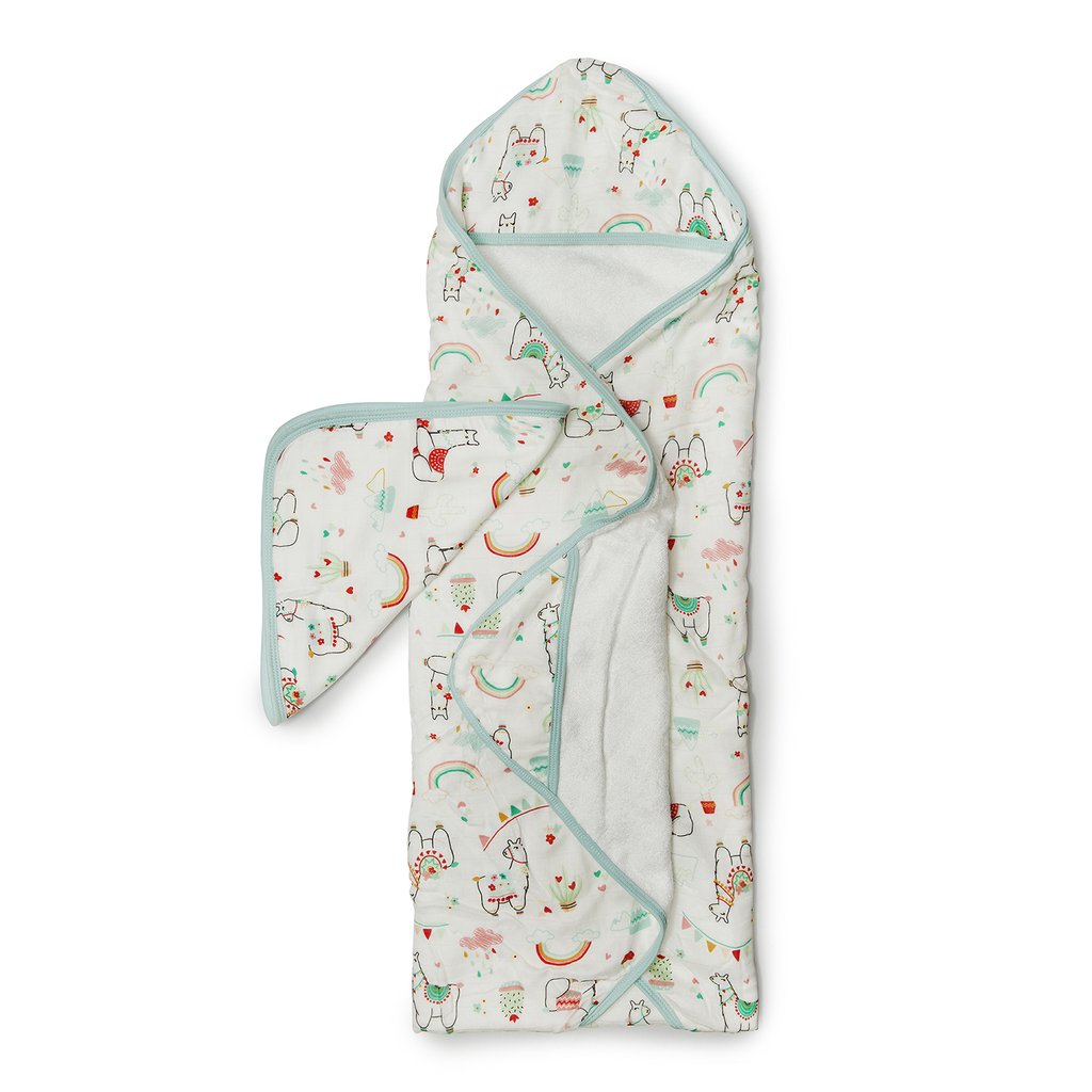 Hooded Towel Set - Llama