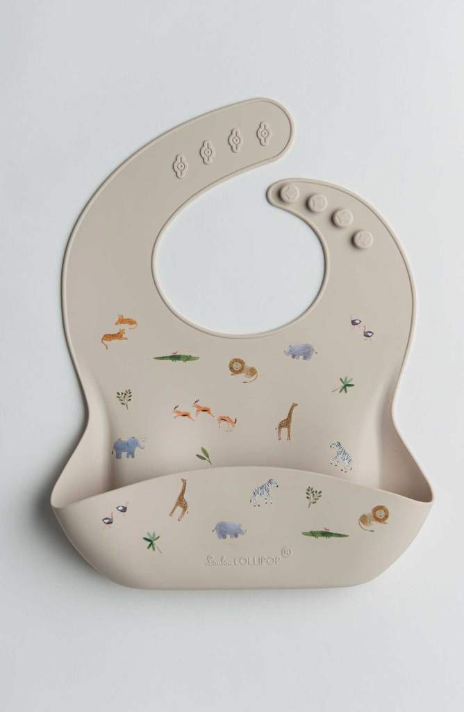 Silicone Bib - Safari