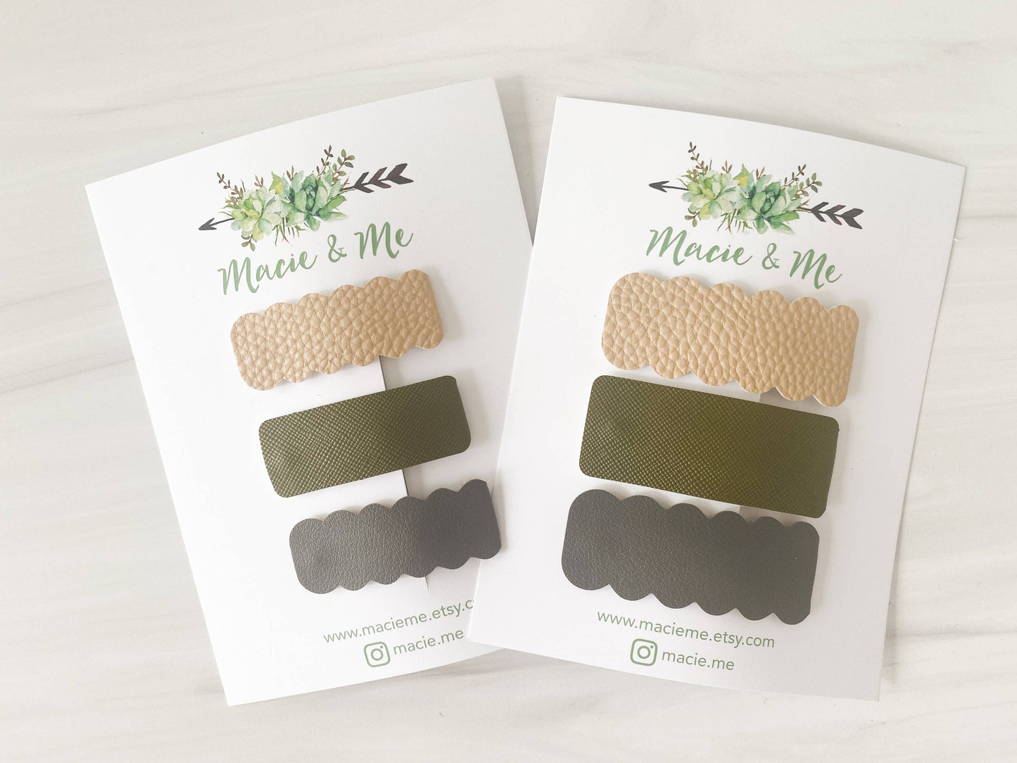 Earth Tones Snap Clip Set