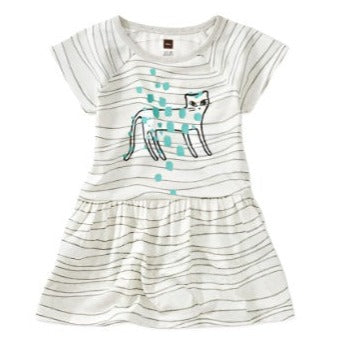 Tiger Raglan Skirted Baby Dress - Batik Waves