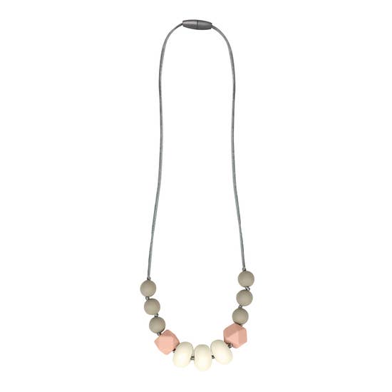 Teething Necklaces: Blush