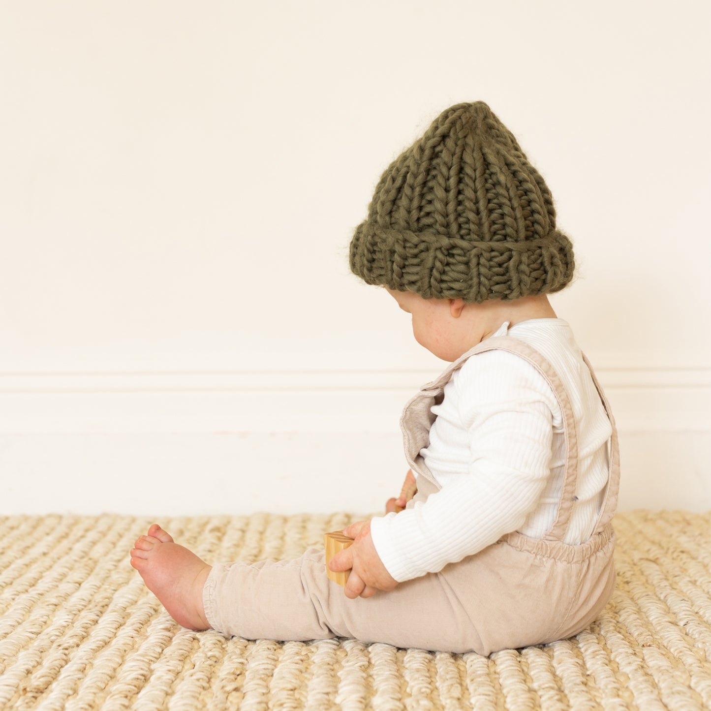 Chunky Beanie-Olive