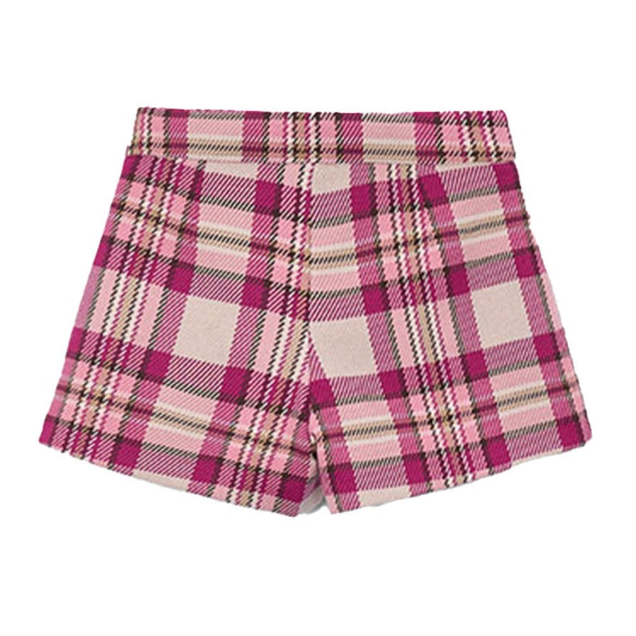 Raspberry Plaid Shorts