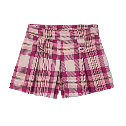 Raspberry Plaid Shorts