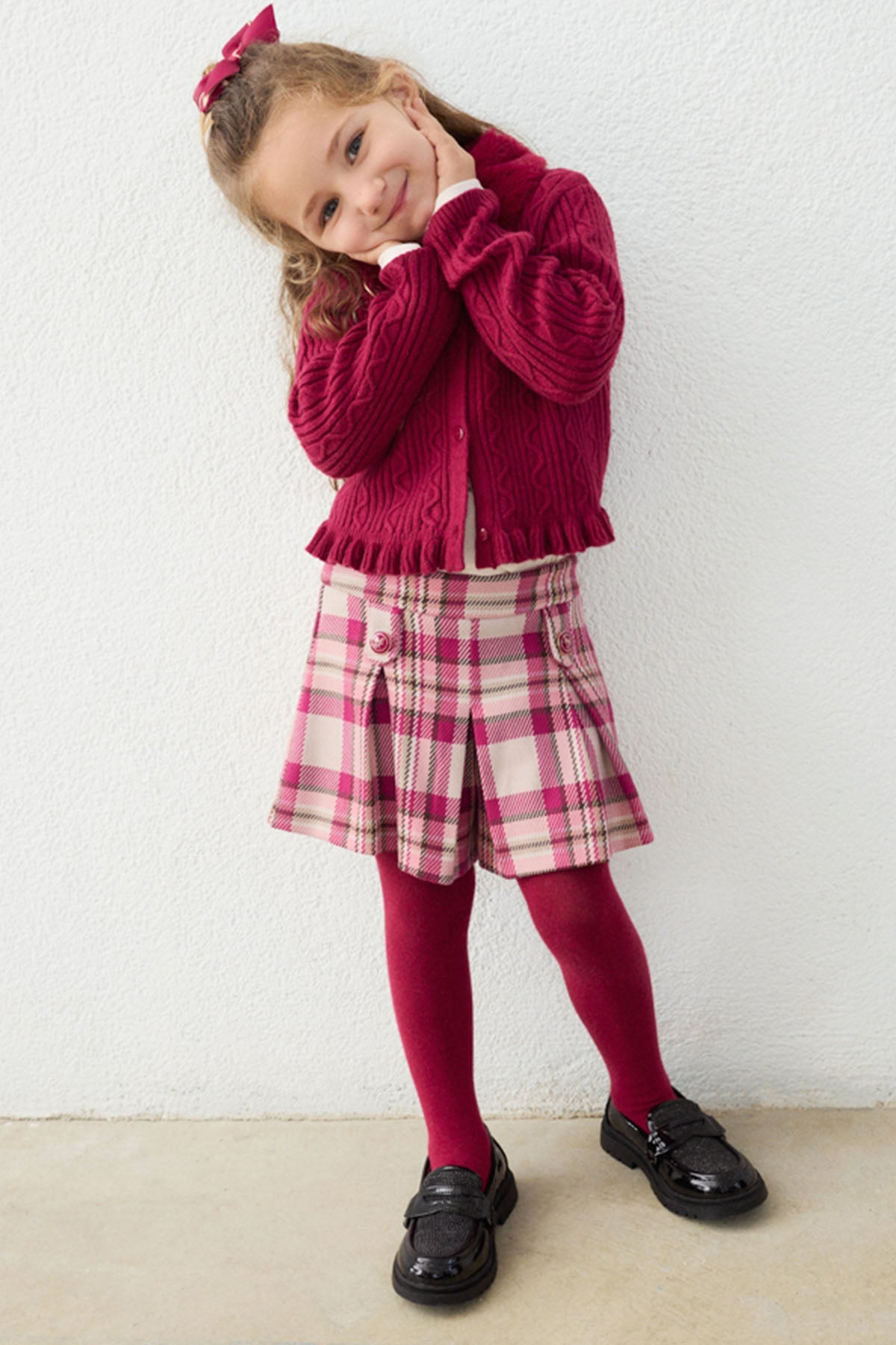 Raspberry Plaid Shorts