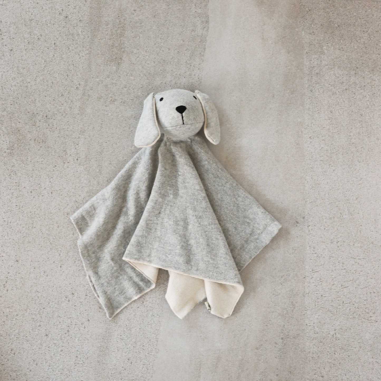 Organic Cotton Lovey - Heather Grey Puppy Dog