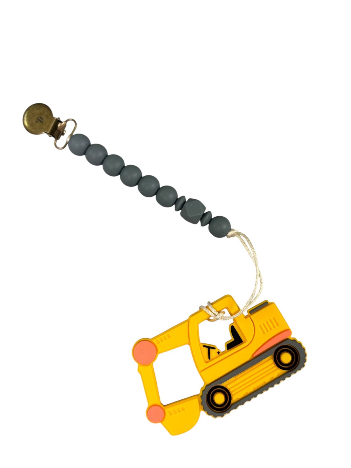 Teether & Clip Set- Excavator
