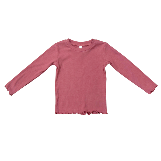 Mesa Rose Lettuce Hem Tee