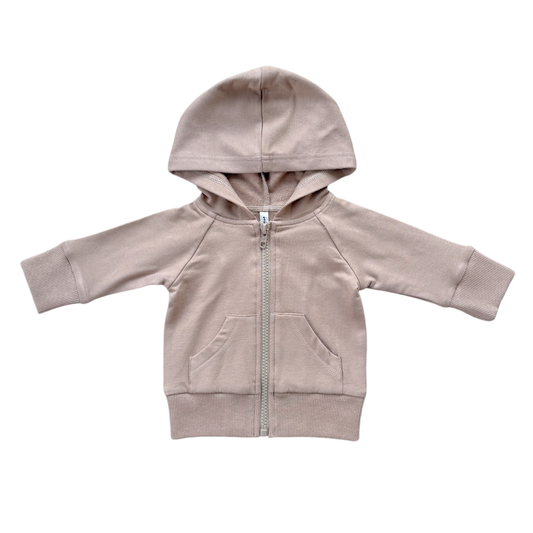 Hooded Bamboo/Cotton Jacket - Portabella