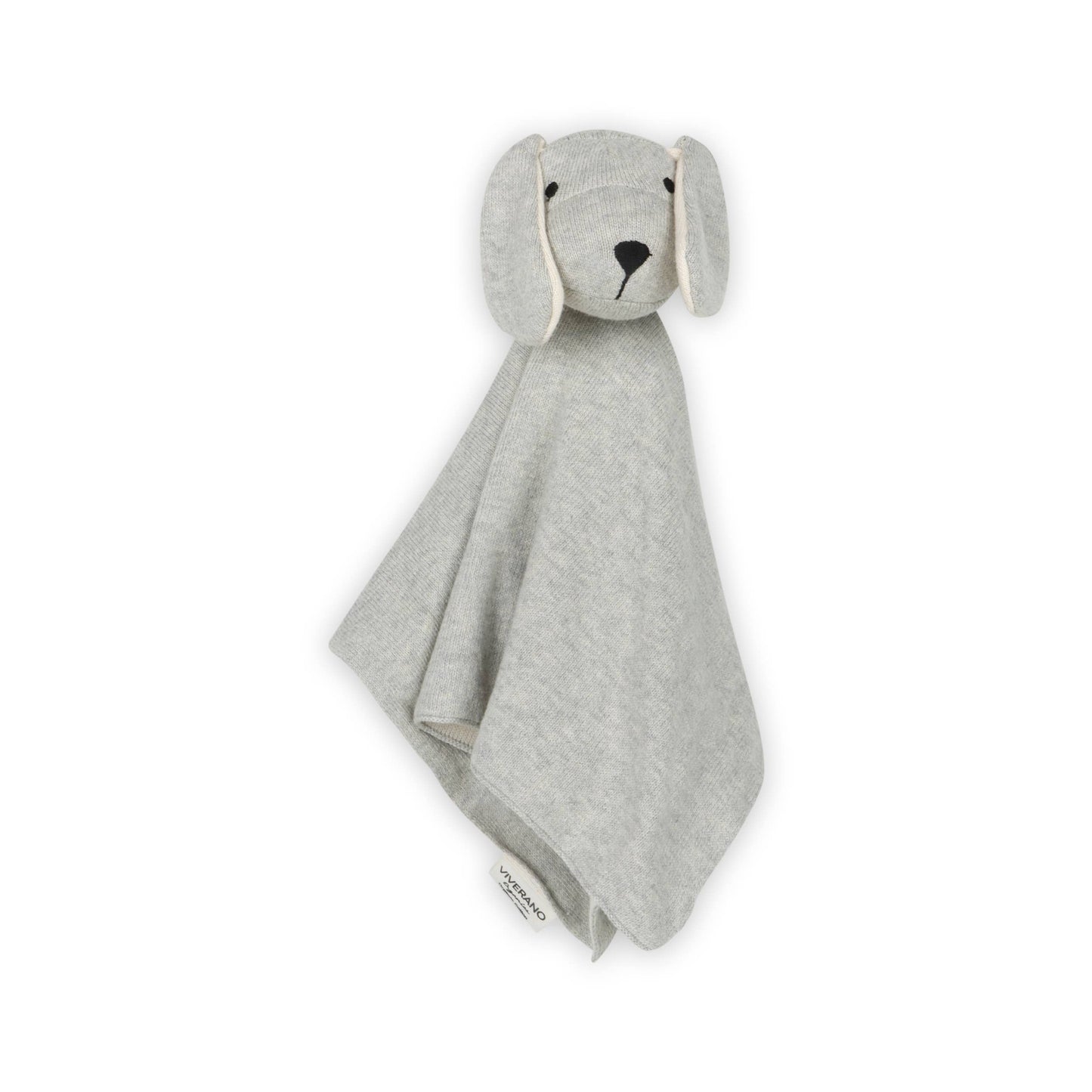 Organic Cotton Lovey - Heather Grey Puppy Dog