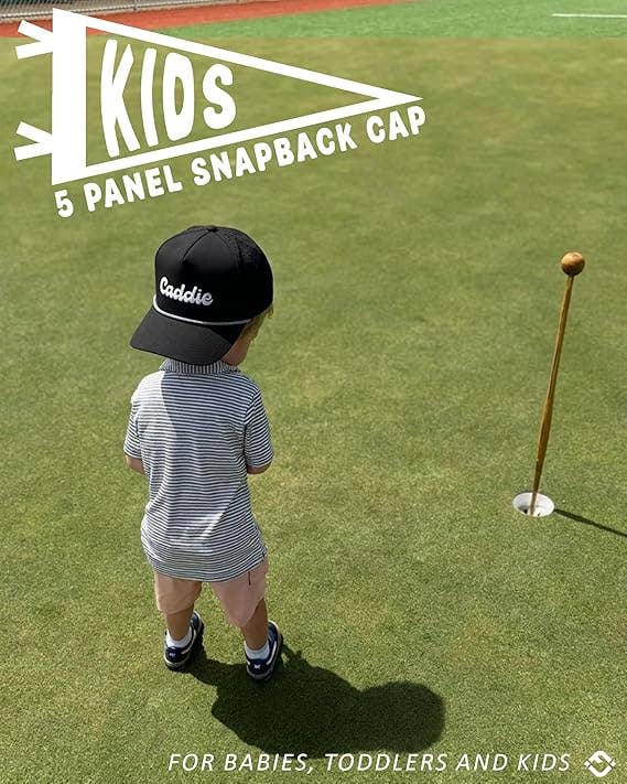 Kids Golf Caddie Snapback Hat