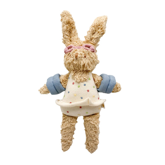 Organic Cream Beach Bunny Plush