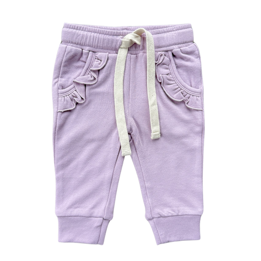 Girl's Bamboo Joggers - Mauve