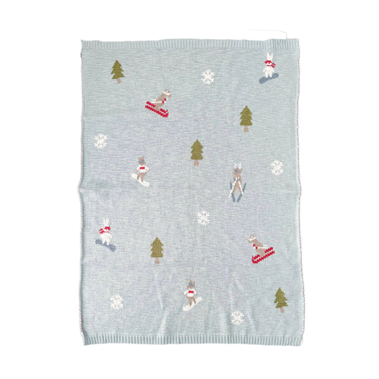 Organic Ski & Snowboard Baby Blanket