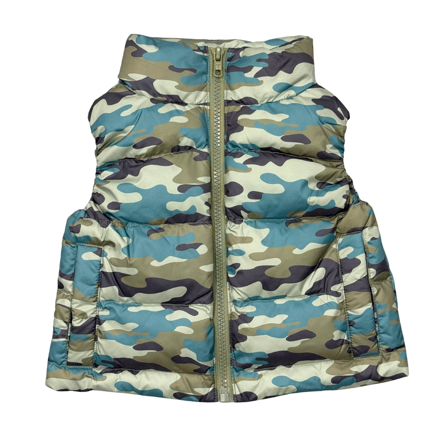 Camouflage Puffer Vest