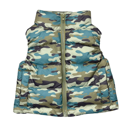 Camouflage Puffer Vest