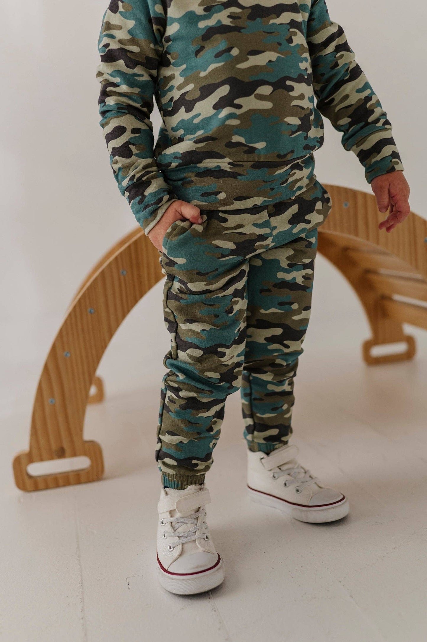 Camouflage Bamboo Cotton Joggers