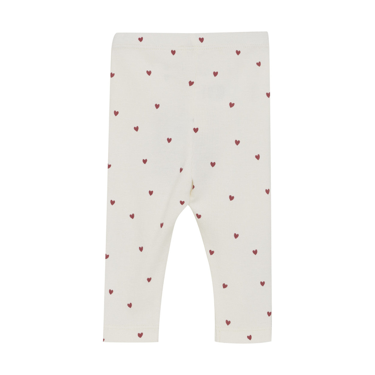 Eggnog Rib Little Heart Leggings
