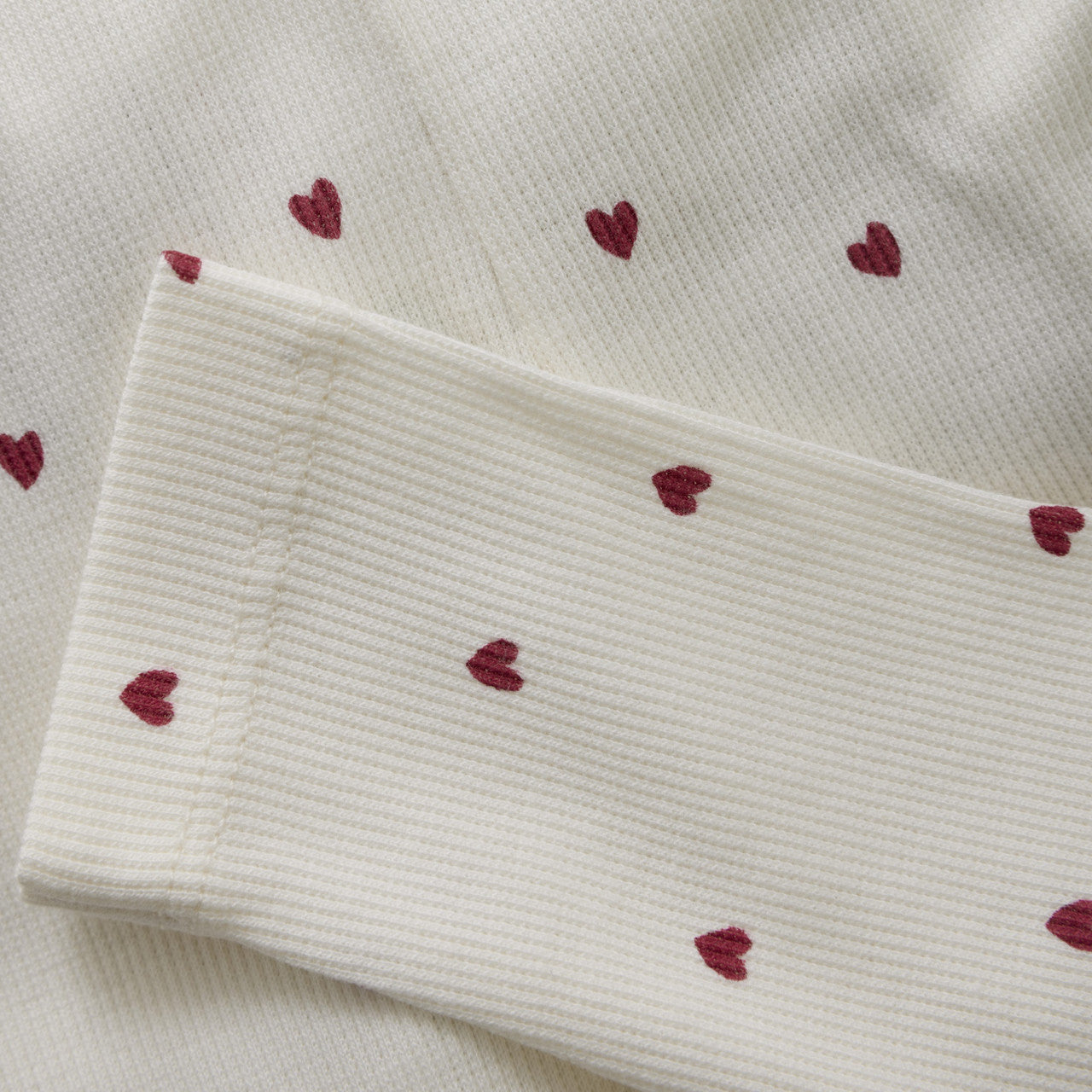 Eggnog Rib Little Heart Leggings