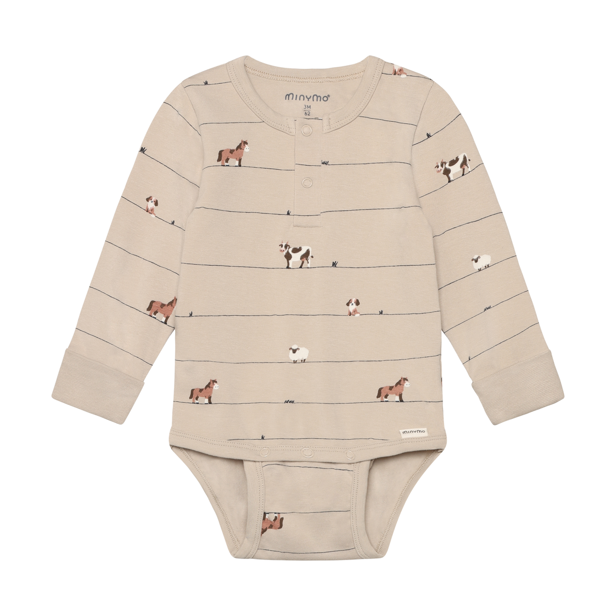 Feather Gray Body LS AOP