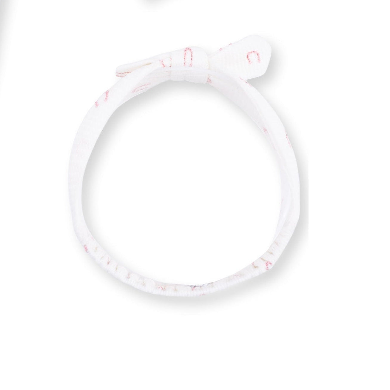 Little Horseshoes Pink Knotted Gown And Knot Headband