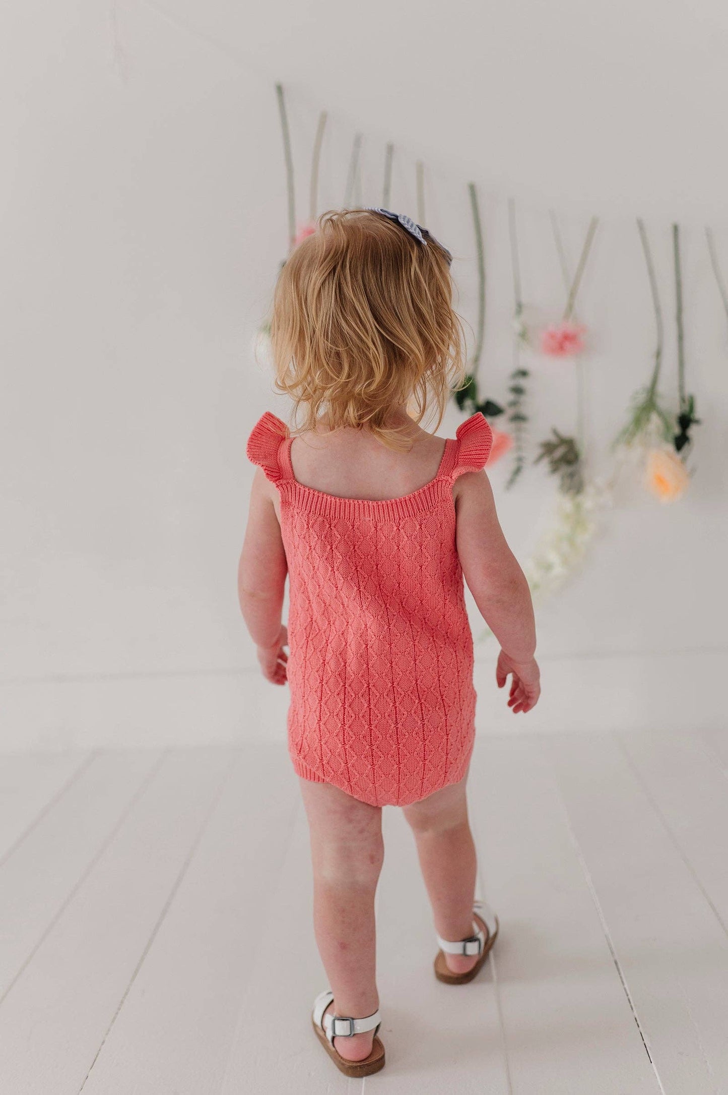 Strawberry Ice Knit Sweater Romper