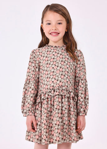 Viscose dress: Nude