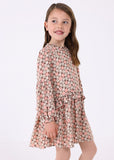 Viscose dress: Nude