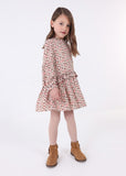 Viscose dress: Nude