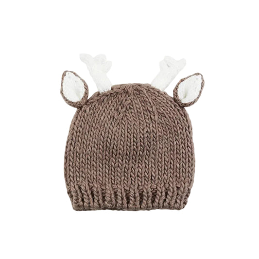 Organic Tan Hartley Deer Beanie