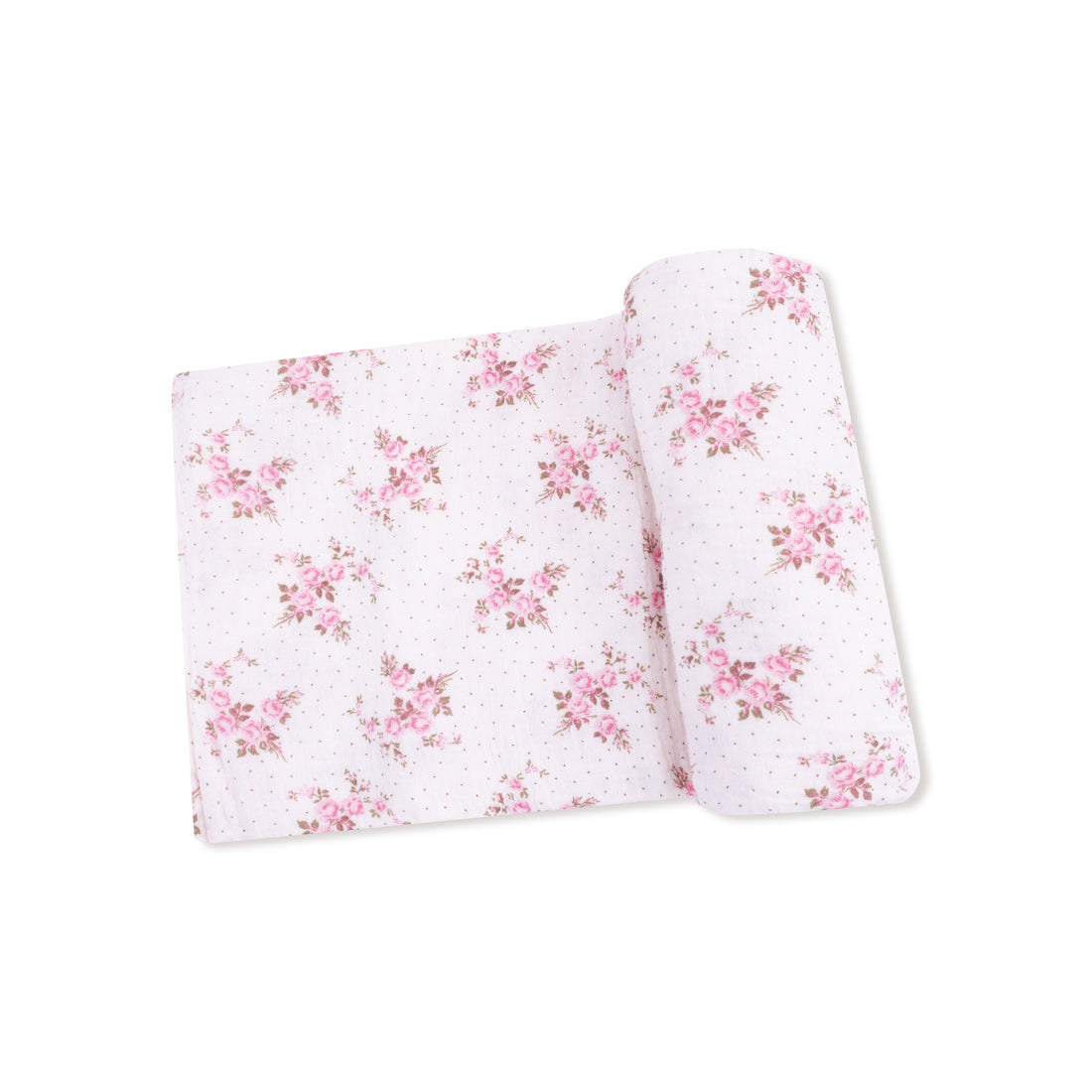 Belle Rosette Dot  Swaddle Blanket