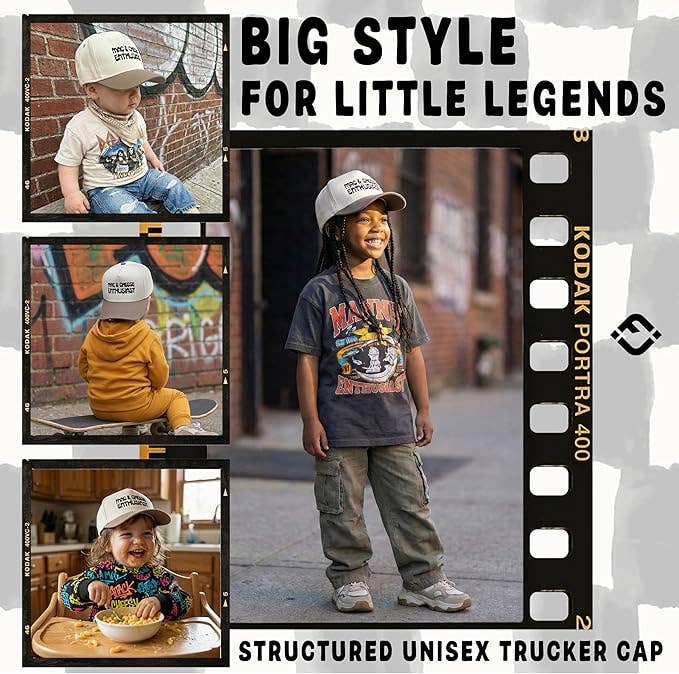 Toddler Mac & Cheese Enthusiast Snapback Hat