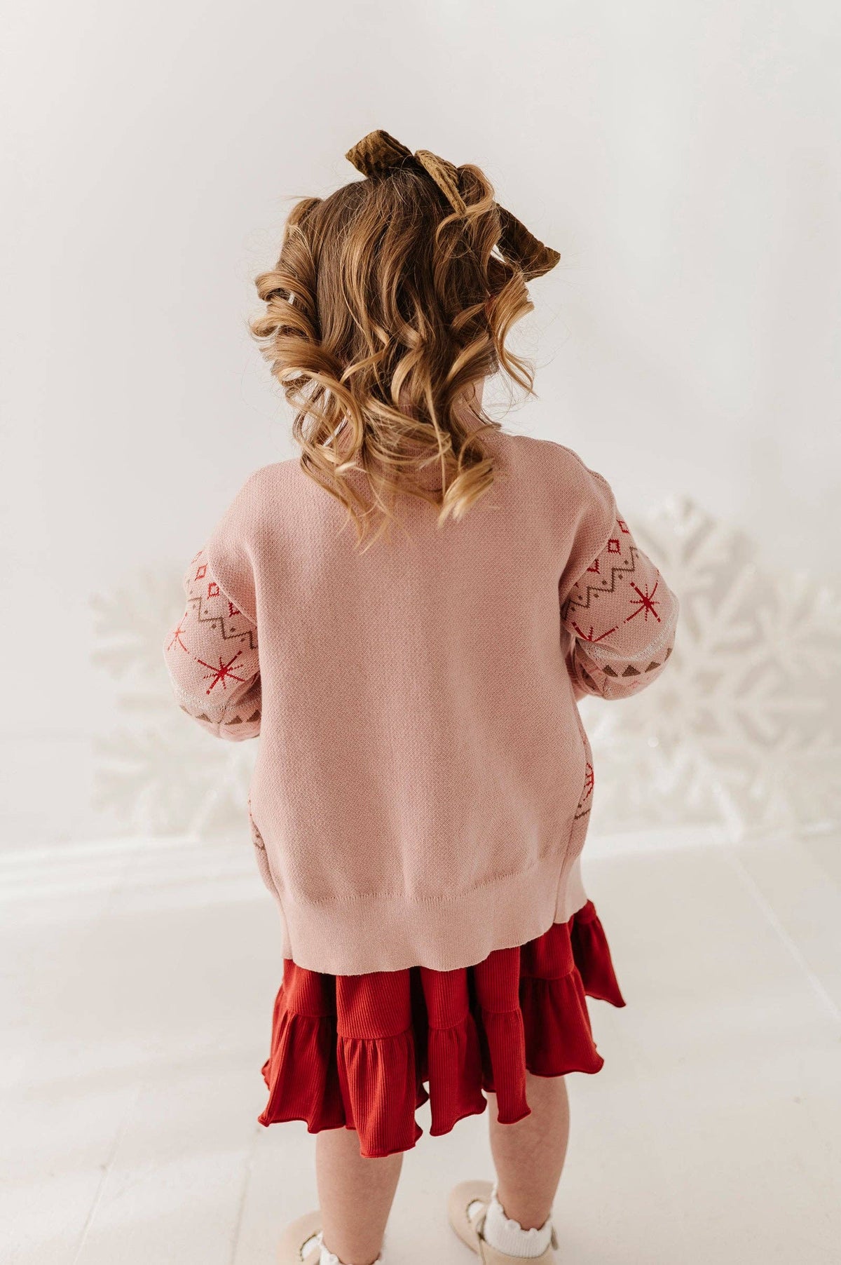 Reindeer Jacquard Christmas Knit Sweater