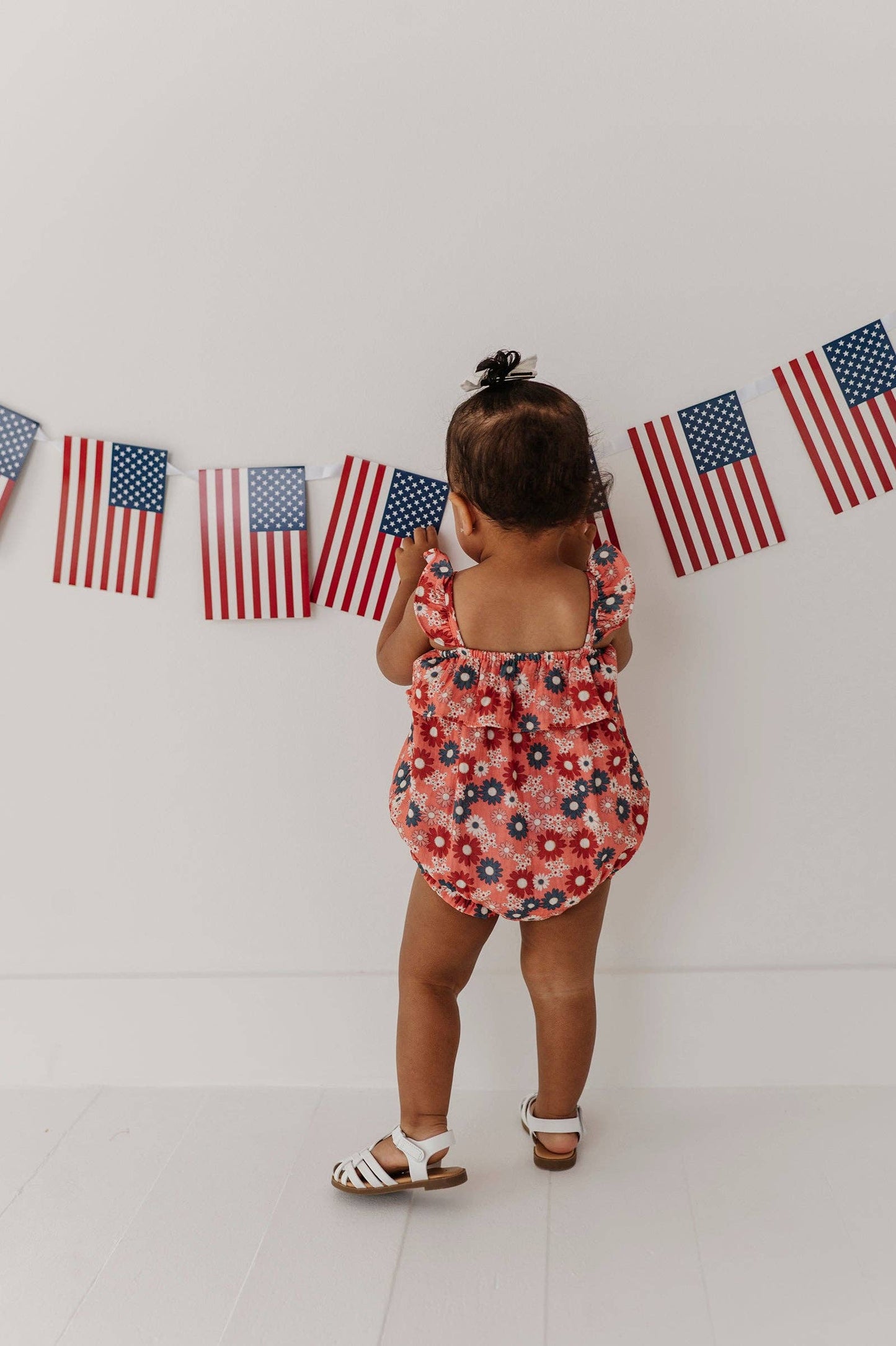 Zoey Daisy Gauze Bubble Romper