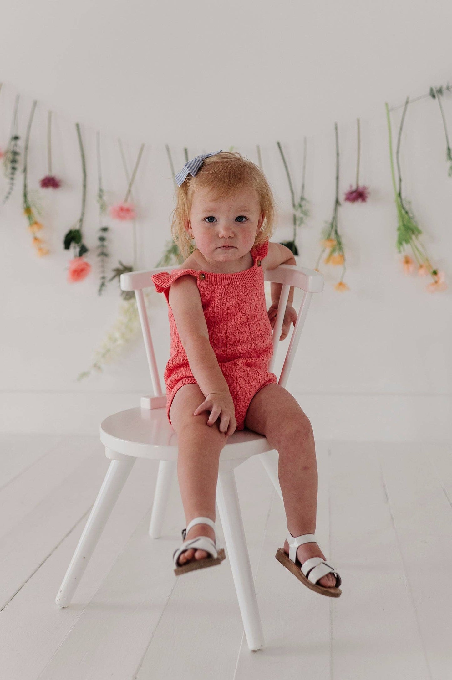 Strawberry Ice Knit Sweater Romper