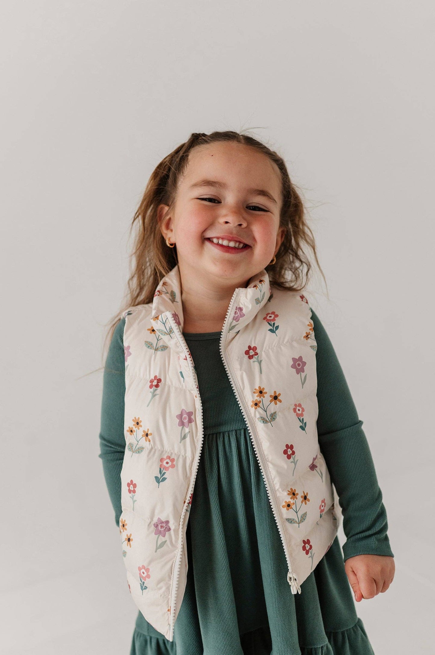 Meadow Bloom Puffer Vest