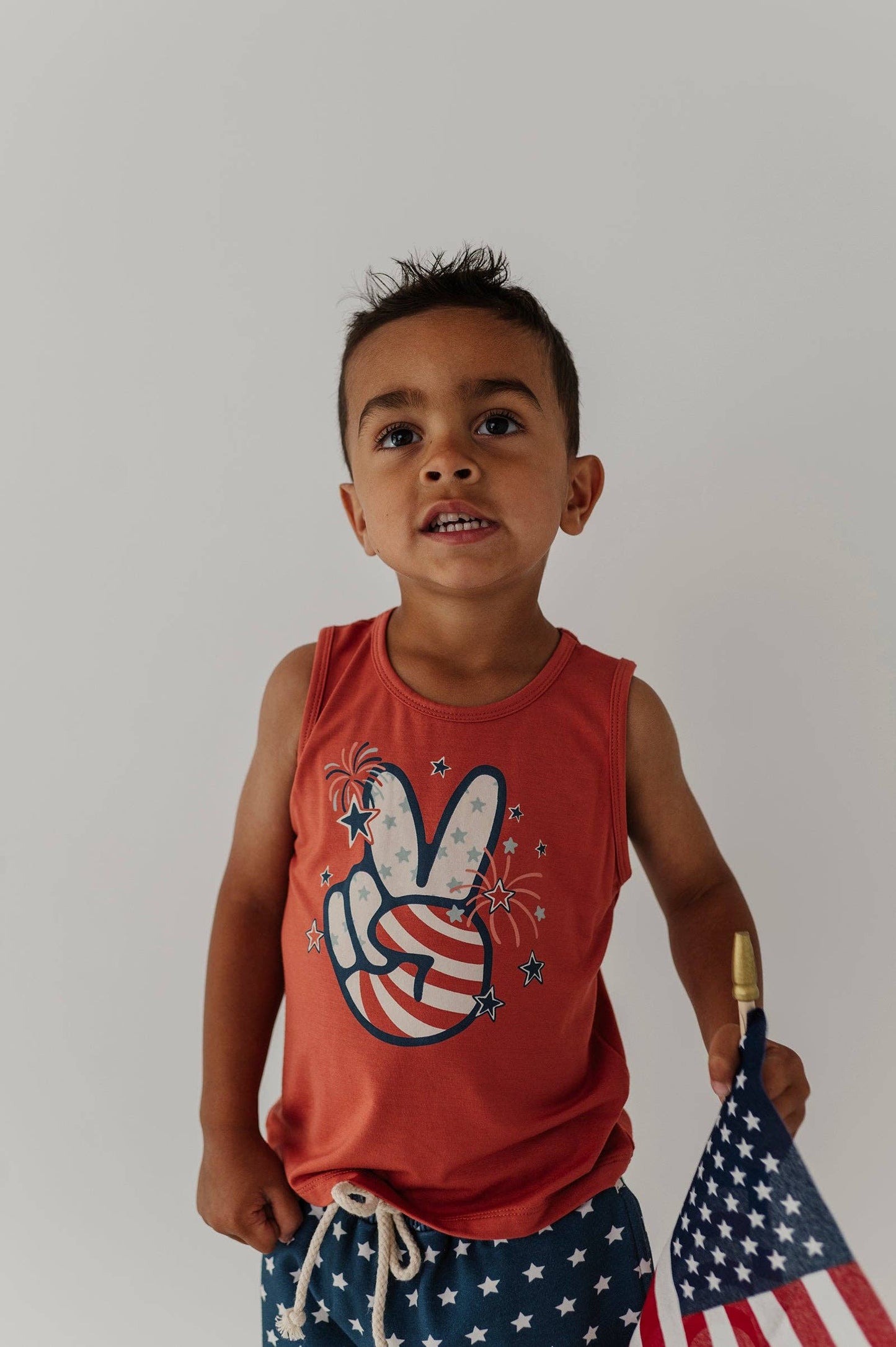 Patriotic Peace Tank Top