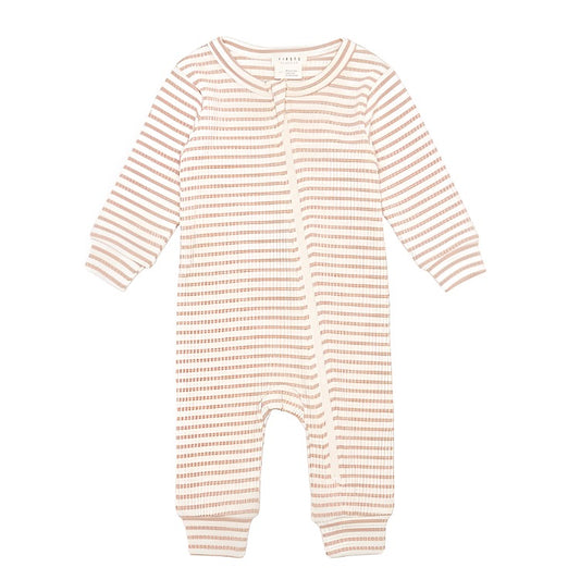 Baby L/S Coverall: Light Pink