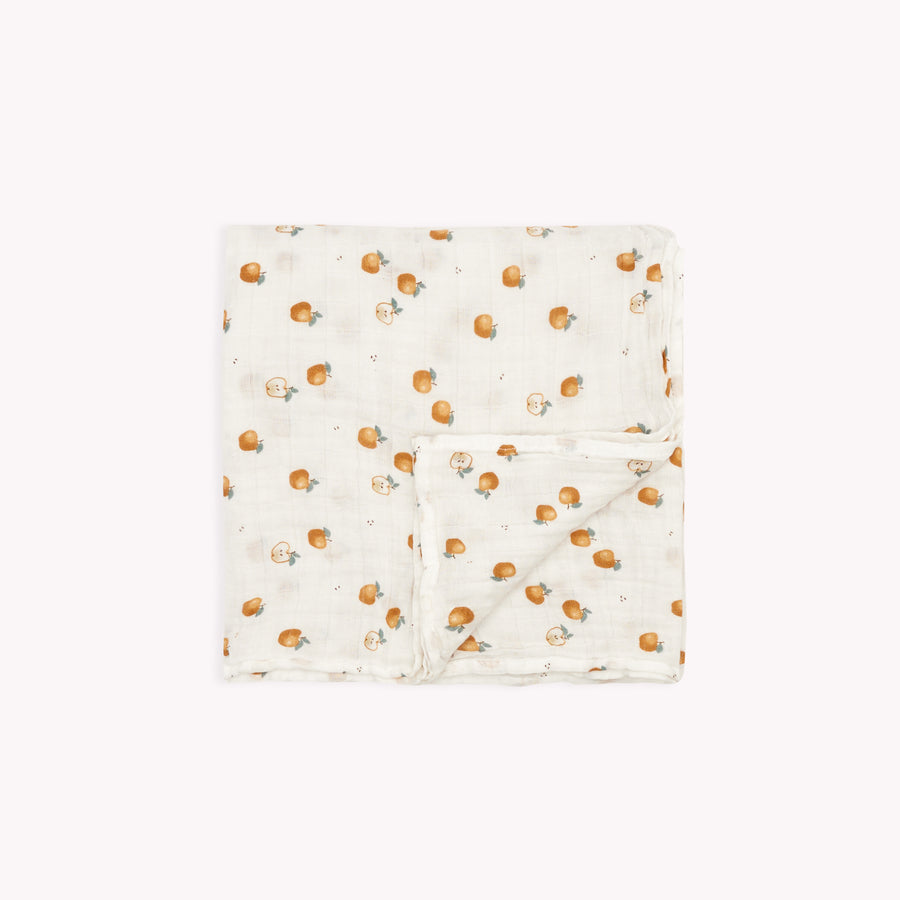 Baby Swaddle Blanket Woven: Milk White
