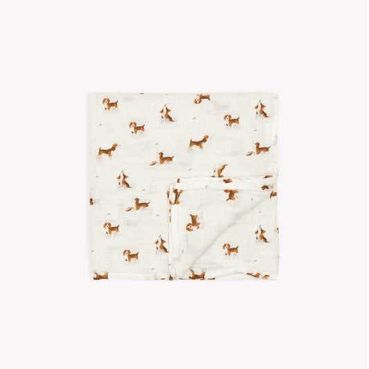Baby Swaddle Blanket Woven: Creamy Shade Off White