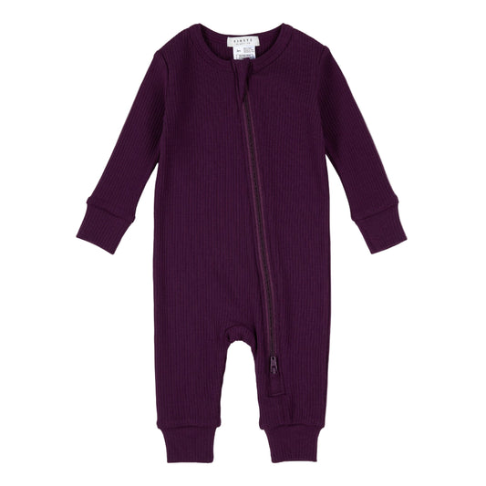 Plum Modal Rib Sleeper